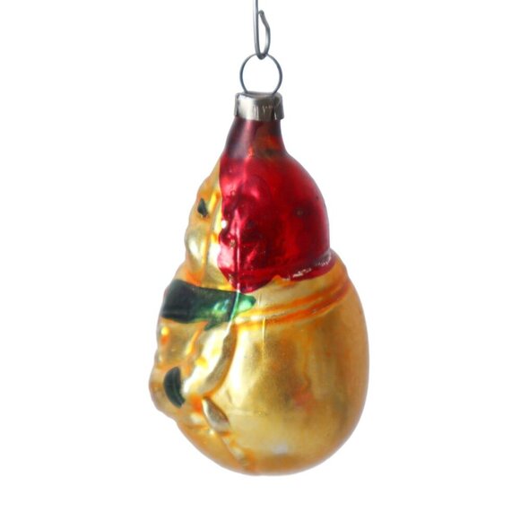 Vintage Mercury Glass Clown Christmas Tree Ornament 1960s - Picture 3 of 6